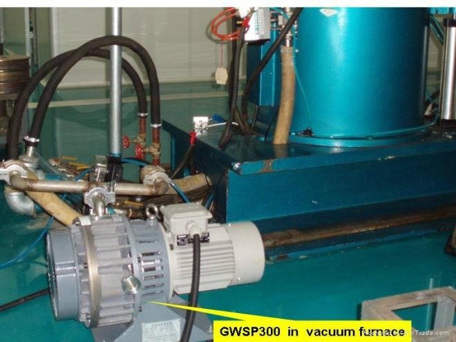 noise-less good vacuum pressure oil free scroll vacuum pump GWSP300 2