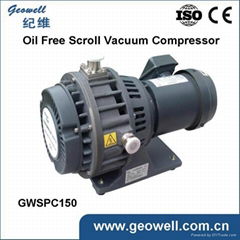 Air cooling oil free air compressor 