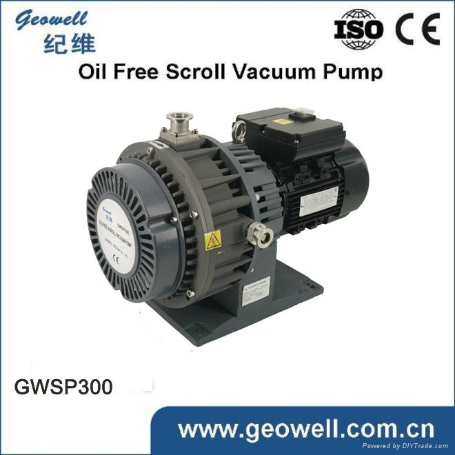 1.9 Torr vacuum pressure Oil free Scroll Vacuum Pump GWSP300