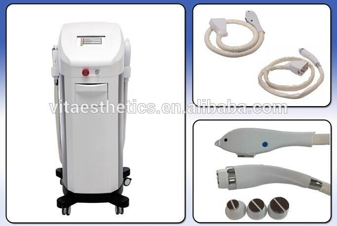 ER605 IPL/Elight RF Hair Removal Pigmentation Therapy Device/2pcs Handpieces 3