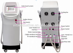 ELR8058 Multifunctional Platform IPL E-light nd yag Laser Bipolar RF Machine