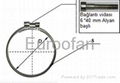 Connection equipment Flow Pipe Clamp Duct Clamp Air Duct Clamp with Rubber / Fan 5