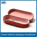 Metal tinplate glasses case spectacle