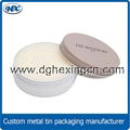 Metal tin shoe cream box, metal shoe