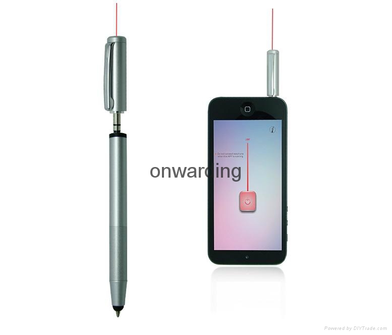 3-in-1 APP laser pointer with stylus pen 