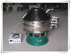 600mm 1-deck fine powder Ultrasonic Vibrating Screen machine 