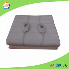 customized yellow electric blanket with CE/Rohs for cold