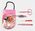 PVC pouch manicure nail care set