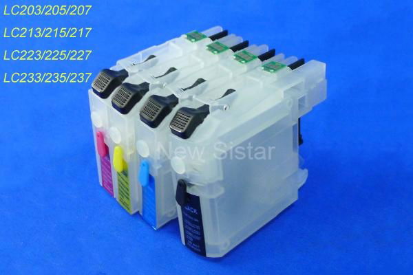 For Brother LC223 LC225 LC227 Refill ink cartridge With ARC Chip