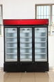 1500L  3 Door Display Freezer