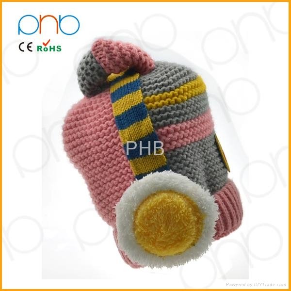 shenzhen new products beanie hat with bluetooth headphone