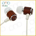 Hot selling original cute wood earphone  1