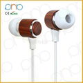 Hot selling original cute wood earphone  4