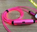 Custom Designed colorful cheap led earphone 3