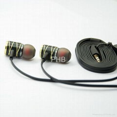 Good quanlity noise cancelling Metal earphone with mic