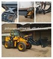CE 75KW wheel loader with snow blade and