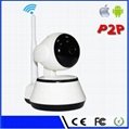 Wireless Camera IP Wifi P2P IR Security Pan Tilt Wireless Indoor Robot low cost  2
