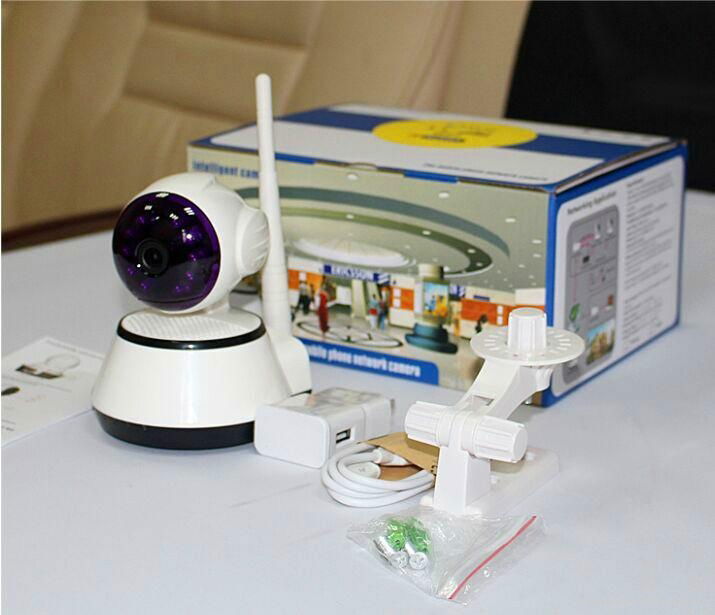 Wireless Camera IP Wifi P2P IR Security Pan Tilt Wireless Indoor Robot low cost  3