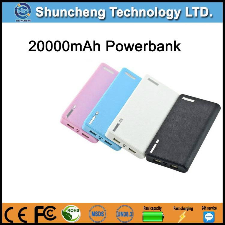 20000mah wallet design portable Power Bank 5