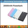 20000mah wallet design portable Power Bank 5