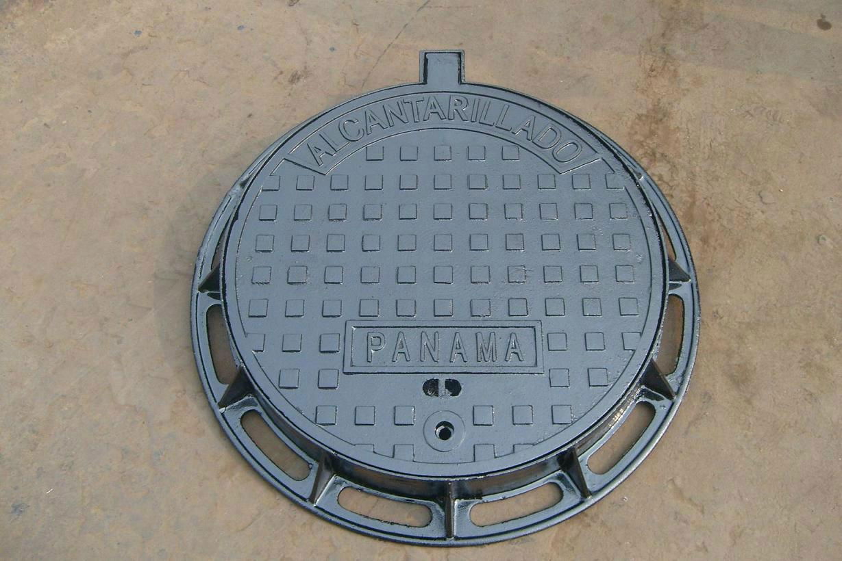 Ductile iron manhole cover EN124 D400 2