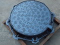 Ductile iron manhole cover EN124 D400 1