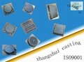 Ductile iron manhole cover square frame and circle cover EN124 D400