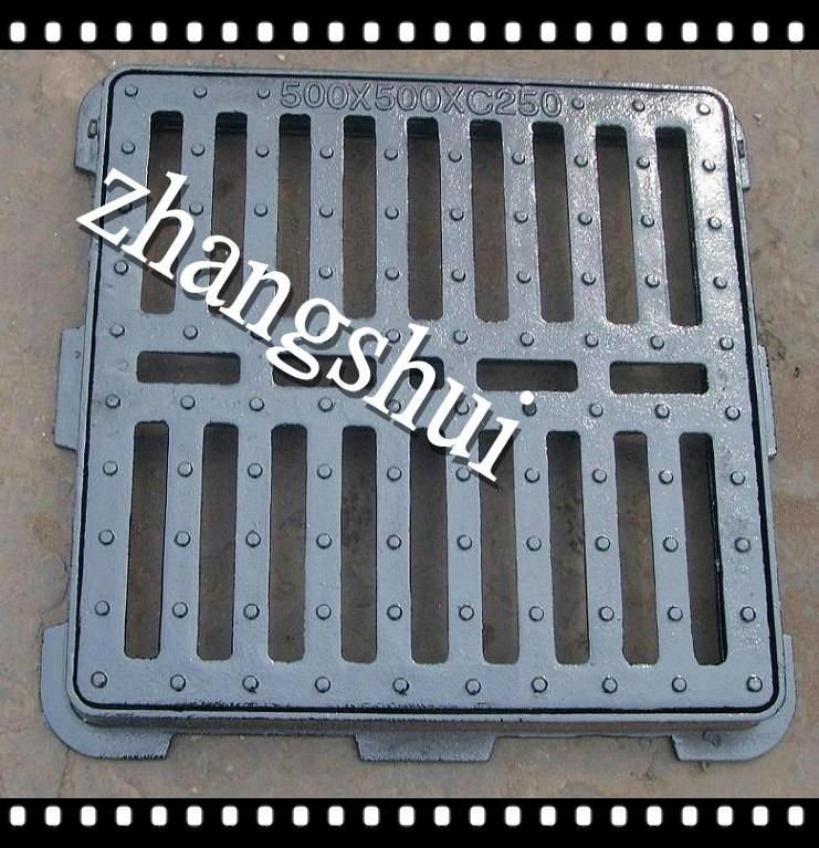 ductile iron gully grate 500x500 EN124 C250