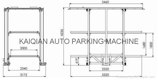 Pit type parking , Parking Lift In Pit For 3 Cars,car parking system,car parking 2