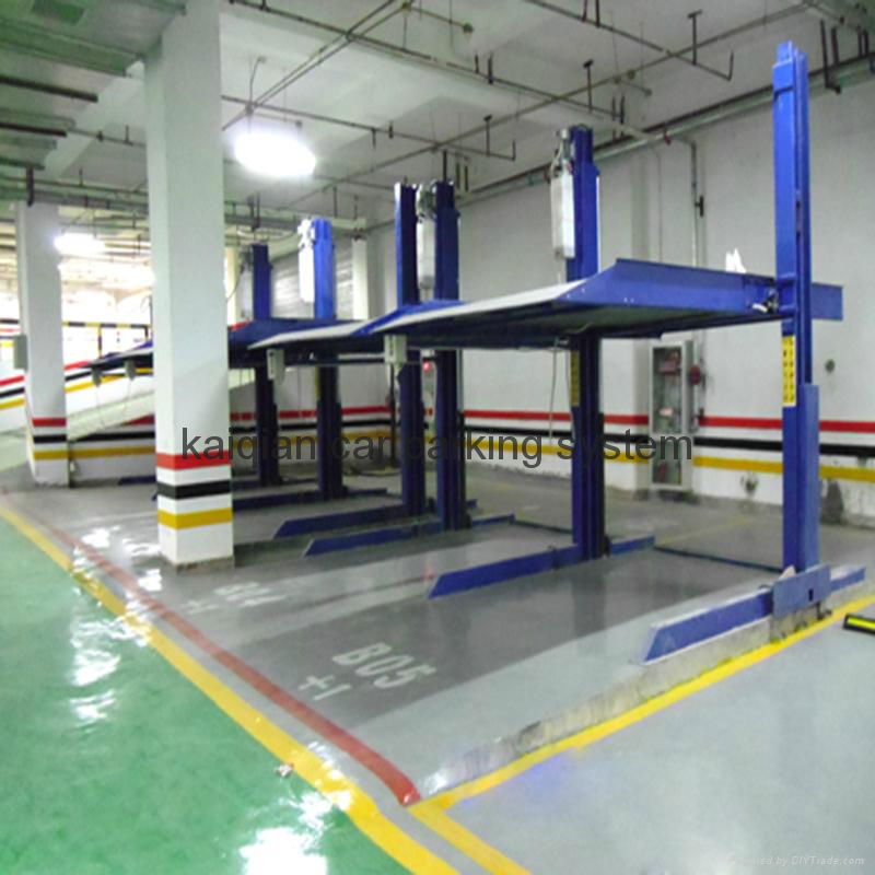 Two Level 2 Post car parking system,auto parking garage,car parking equipment