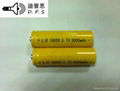 Dipusi Flashlight 18650 flat lithium battery wholesale
