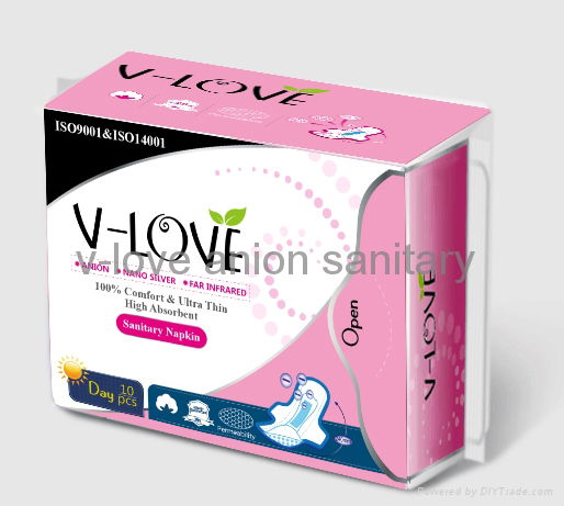 anion sanitary pad(v-love brand) 2
