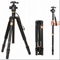 Q999 Aluminum digital camera stand portable panoramic slr camera stand monopod 2