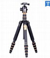 Q668 Aluminum digital camera tripod stand portable slr camera stand monopod 5