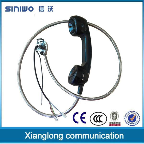 Public payphone integrated industrial usb rj11 interface retro telephone handset