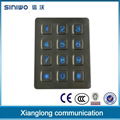 custom 3x4 keypad backlit digital backlit keypad metal button keypad 2