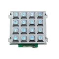 led numeric 4X4 metal keypad ip65 waterproof programmable backlight keyboard 5