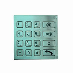 Stainless Steel vandal resistance atm keypad