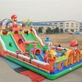 Super Mario inflatable castle slide 1