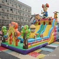 15 * 8 inflatable type bears to the slides