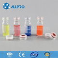 11mm clear screw Snap autosampler Vial with Writing Patch 3