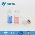 11mm clear screw Snap autosampler Vial with Writing Patch 2