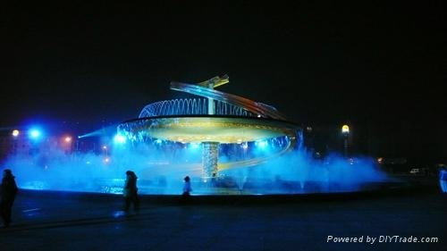 Large outdoor fountain sculpture