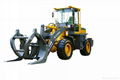 2T  Hot sale China new wheel loader with log fork 