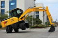 6T wheel excavator 0.23m3 made in China 