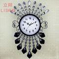 Simple european-style wall clock fashion creative arts large quartz clock bedroo