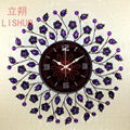 LISHUO European wall clock sitting room quiet personality fashion luxury of mode 1