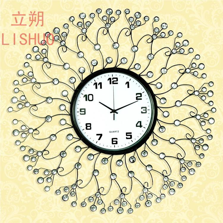 Lishuo specials european-style luxury wall clock contemporary sitting room is co