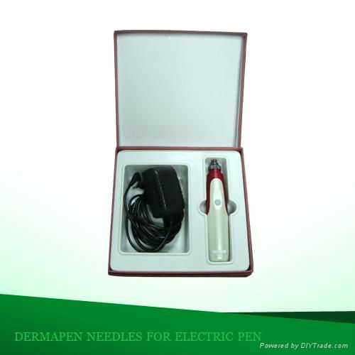 Korea model 12 needles stainless electric derma roller micro derma stamp pen 4
