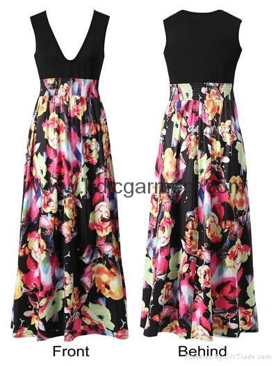 sleeveless garment princess dress